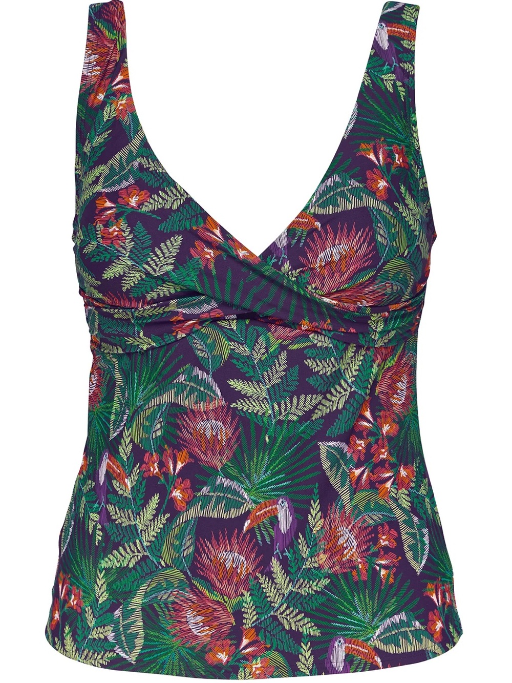 NWT Sunsets Tankini top, 38DD- built in bra, adjustable straps. Beach, pool